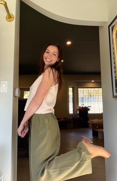 C'est Moi Linen Trouser