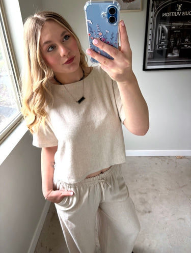 Gentle Fawn Gemini Linen Top