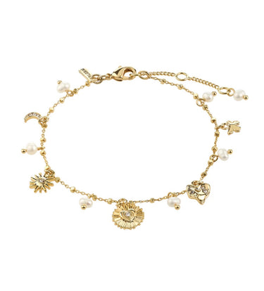 Pilgrim Mylan Crystal Charms Bracelet