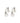 Pilgrim Jennings Double Drop Earrings