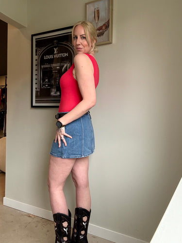 LEVI'S Button Front Skort