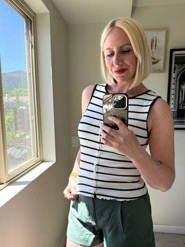 Free People Tilly Striped Vest