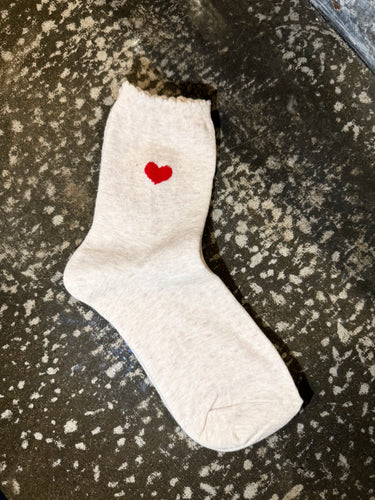 LIMLIM Red Heart Earth Socks