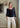 Black Tape Off Shoulder Long Sleeve Top