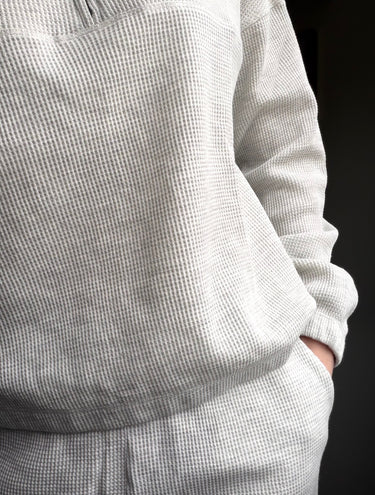 Kuwalla Bailey Waffle Zip-up
