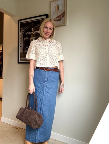 C'est Moi Denim Skirt