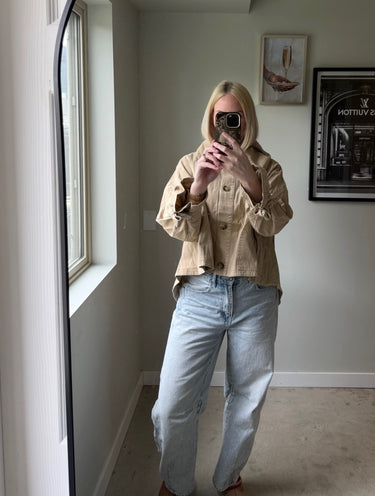 88 Washed Canvas Sailor-Collar Jacket