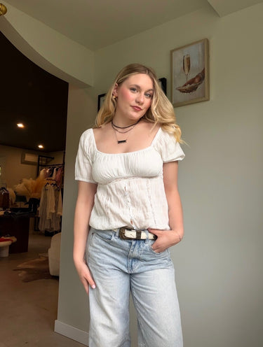 Kuwalla Elyna Peplum Top