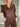 RD Style Seanni Soft Knit Half Zip Pullover In Chocolate