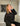 RD Style Seanni soft knit LS half zip pullover in black