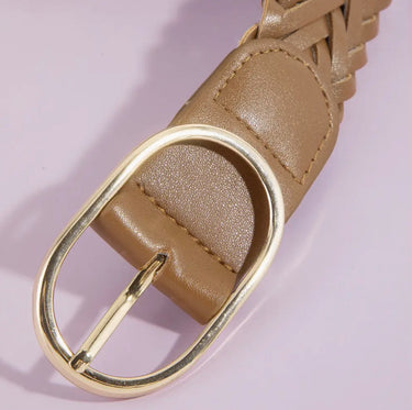 88 Braided Leather Belt