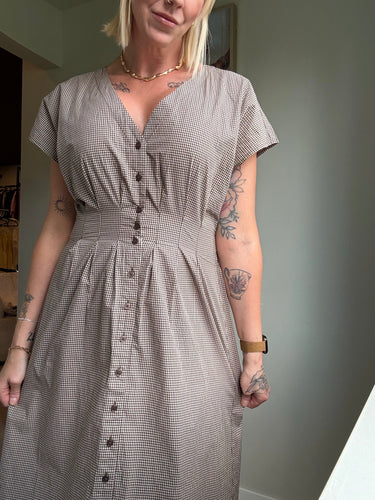 Z Supply Sanna Gingham Midi Dress
