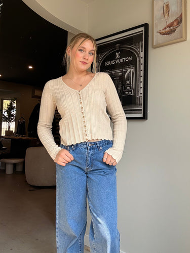 Runaway The Label Alis Mid Rise Wide Leg Denim