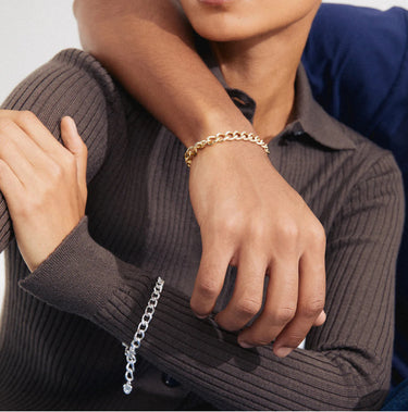 Pilgrim Charm Curb Chain Bracelet