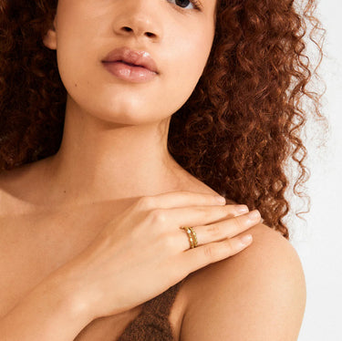 Pilgrim Gold Shift Ring Set