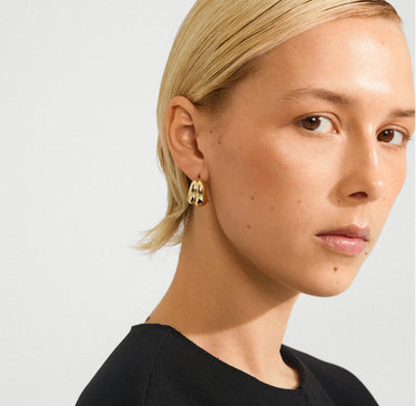 Pilgrim Miko Chunky Hoop Earrings