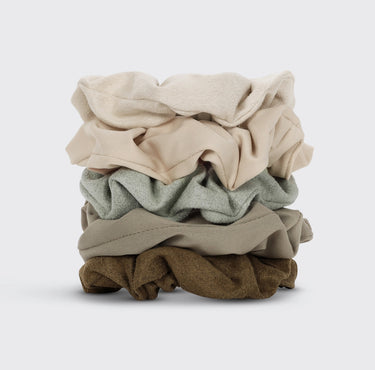 Kitsch Textured Scrunchies 5 Piece Set