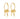 Pilgrim Cassian Bow Hoop Earrings