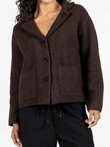 C'est Moi Crop Sweater Blazer