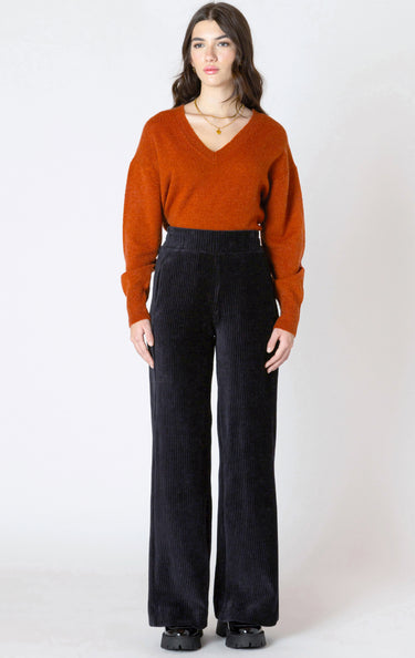 Dex Wide Leg Corduroy High-Rise Pant