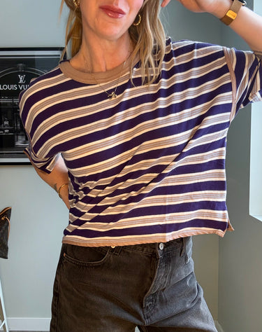 Free People Clean Rugby Tee