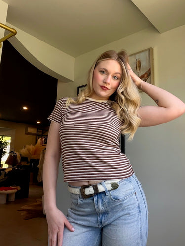 Kuwalla Yasmine Stripe Tee
