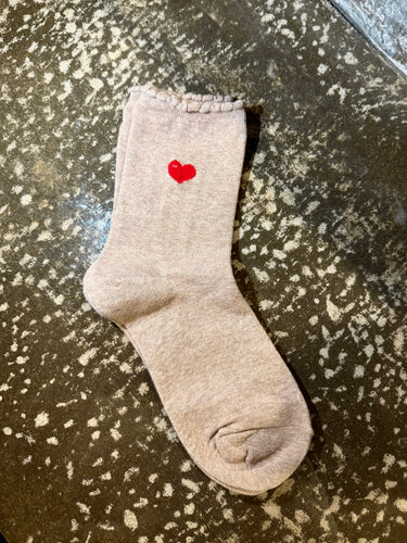 LIMLIM Red Heart Earth Socks