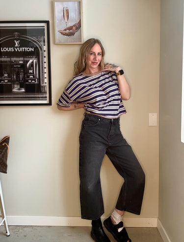 Free People Clean Rugby Tee