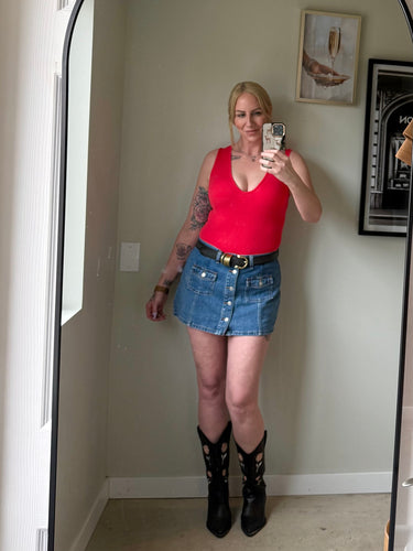 LEVI'S Button Front Skort