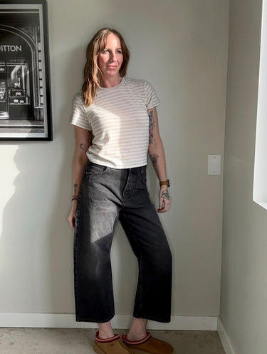 Free People Deep Trance Dropped Boyfriend Jeans