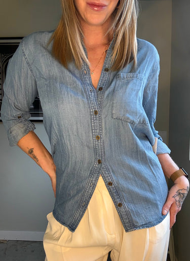 Dex Washed Pocket Denim Shirt