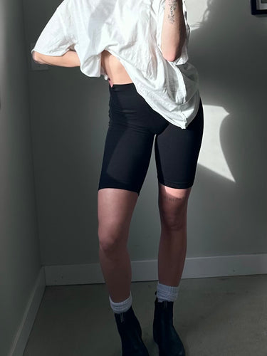 C'est Moi Bamboo Rib High Waisted Bike Short