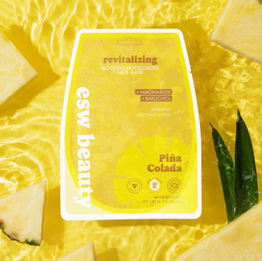 ESW Beauty Pina Colada Revitalizing Biocellulose Mocktail Mask