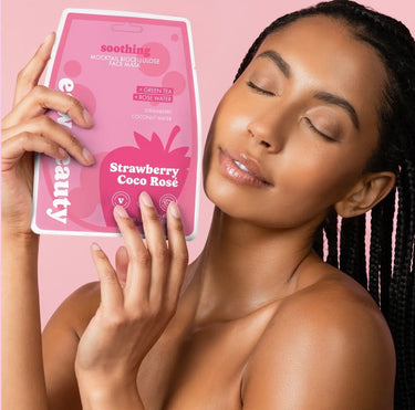 ESW Beauty Strawberry Coco Rose Soothing Biocellulose Mocktail Mask