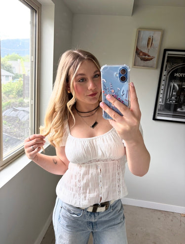 Kuwalla Elyna Peplum Top