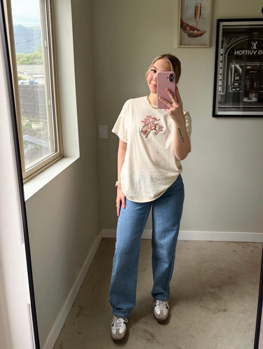 88 Hold Your Horses Embroidered Tee