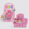 Kitsch Lisa Frank x Kitsch Cloud Clip in Angel Kitty pink