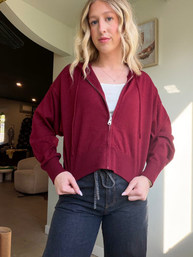 Dex Zip-up Hooded Sweater