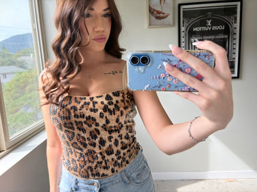 Runaway The Label Lyra Leopard Print Tank Top