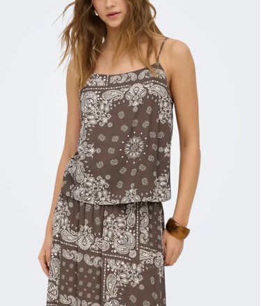 ONLY Paisley Print Tank Top