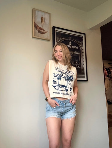 88 Cowgirl Beach Club Muscle Tank