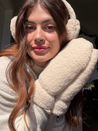 C'est Moi Teddy Fur Ear Muffs