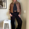 88 Houndstooth Cropped Jacket