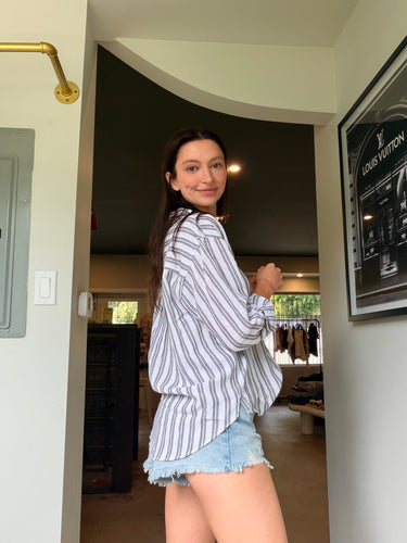 Z Supply The Perfect Striped Button Up