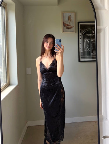 Free People Raise A Toast Midi Slip Dress