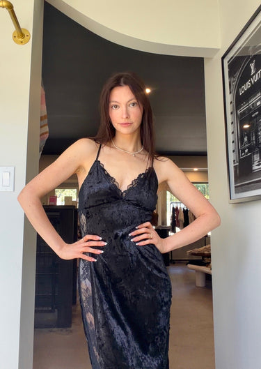 Free People Raise A Toast Midi Slip Dress