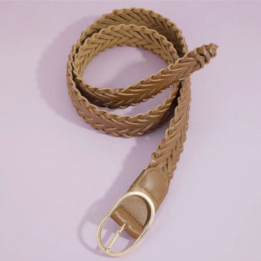 88 Braided Leather Belt