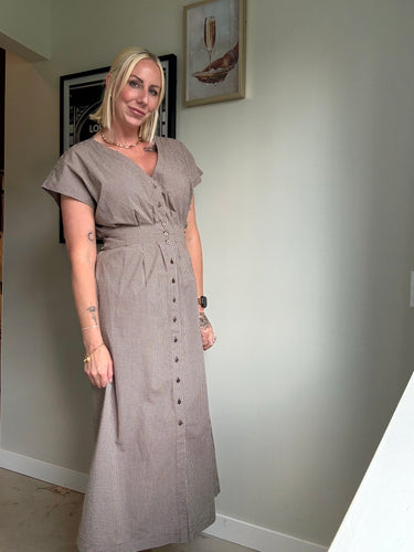 Z Supply Sanna Gingham Midi Dress