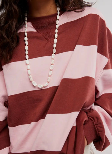 Free People Classic Stripe Crew