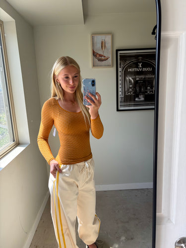 Free People Love Letter Long Sleeve Top
